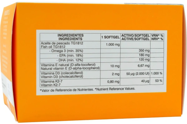 Нутрицевтик с омега-3 и витаминами Е, D3, K2 / Omega-3 Plus / Simildiet купить