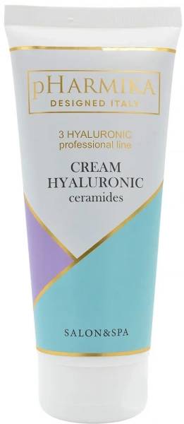 Крем зволожуючий з гіалуроновою кислотою та керамідами / Hyaluronic cream with ceramides / pHarmika