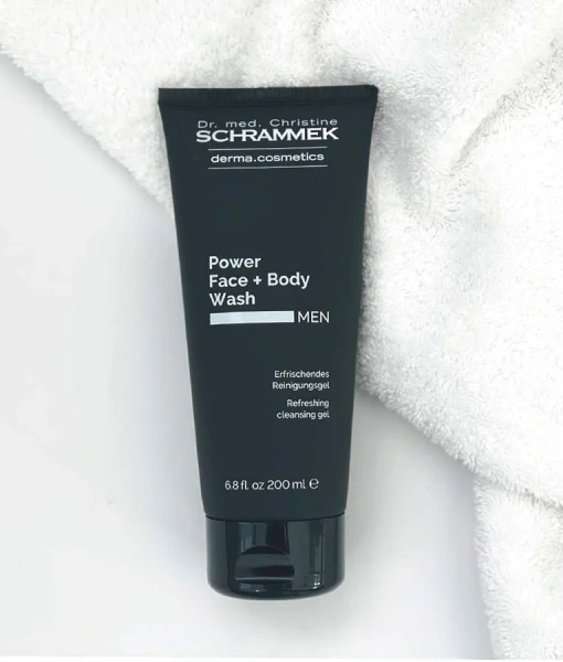 Освежающий очищающий гель для душа 2 в 1 для мужчин / Power Face + Body Wash / Dr. Schrammek купить