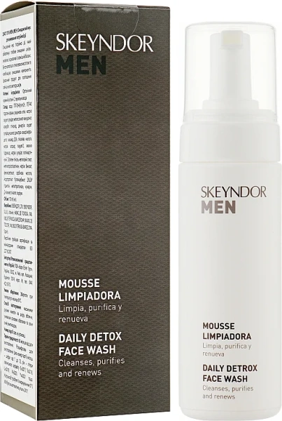 Очищаючий мус для вмивання потрійної дії / Men Daily Detox Face Wash / Skeyndor купить