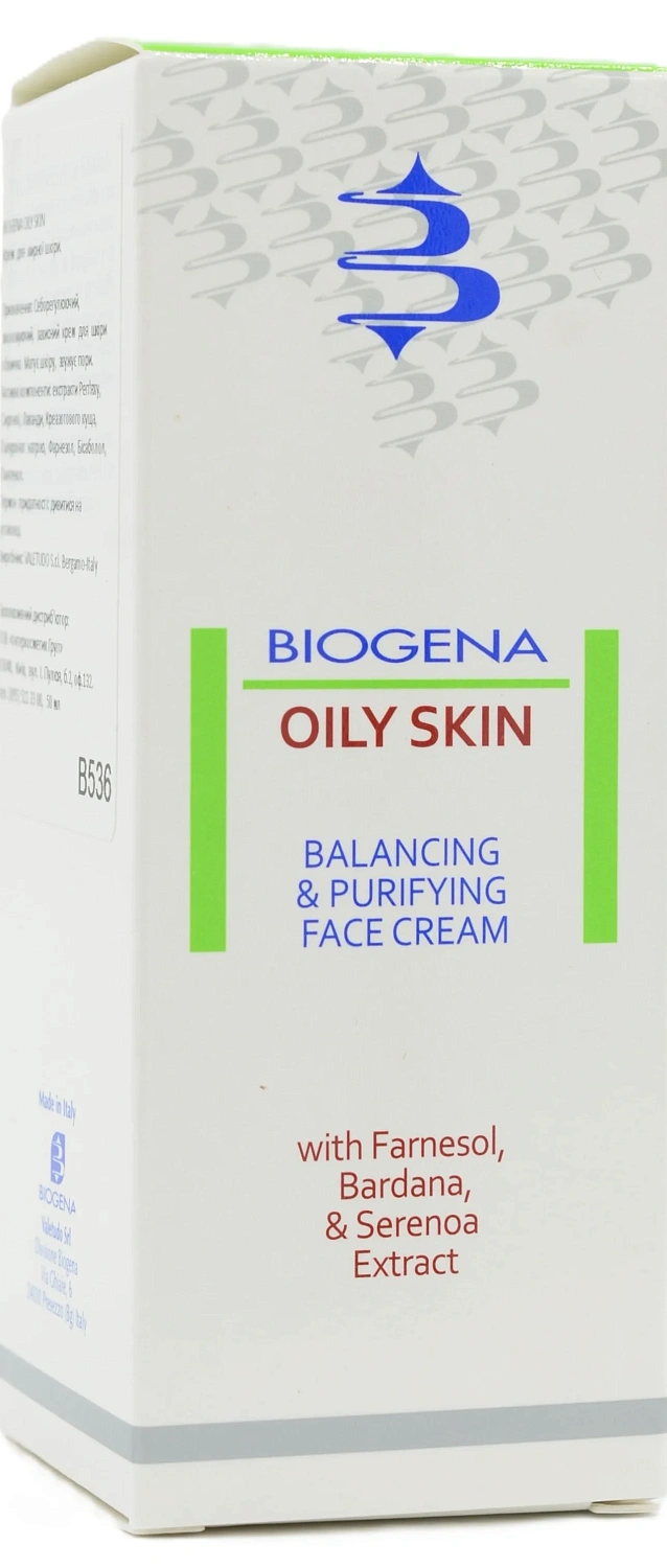 Крем для жирної шкіри / OILY SKIN / Biogena