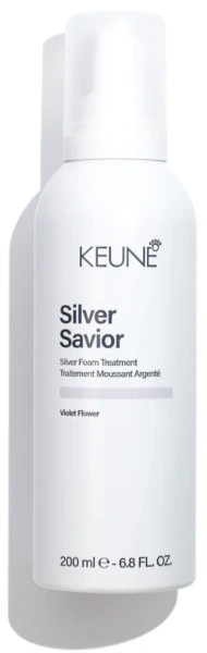 Незмивна пінка для волосся "Срібний блиск" / NEW Silver Savior Treatment / Keune