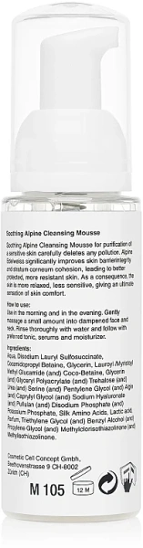 Пінка для очищення сухої шкіри / Soothing Cleanser Alpine Mousse / MEDILUX