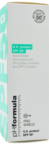 Солнцезащитный крем с SPF50+ UVA/UVB / U.V. protect SPF 50+ PRO SHIELD / pHformula купить