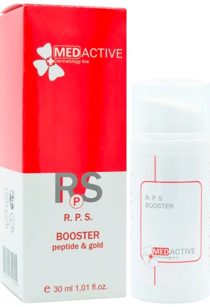 Мультипептидний антивіковий бустер & Gold / R. P. S. BOOSTER peptide & gold ph – 5,9 (АП+) / Medactive купить
