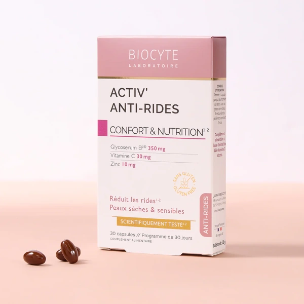 Формула з керамідами для зменшення зморшок / Activ Anti Rides / Biocyte купить