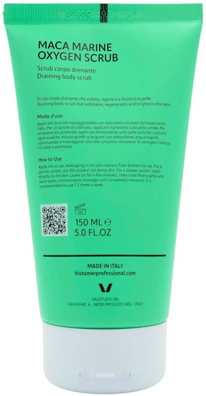 Дренажный скраб для тела / Maca marine oxygen scrub / Histomer купить