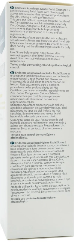 Деликатная очищающая пенка для лица Endocare / ENDOCARE AQUAFOAM LIMP FAC / Cantabria Labs купить