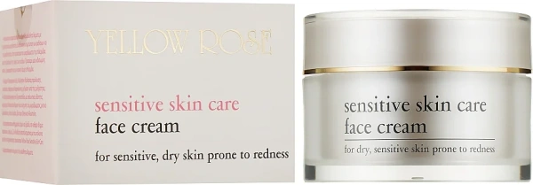 Крем для чутливої ​​шкіри / Sensitive Skin Care Face Cream / Yellow Rose