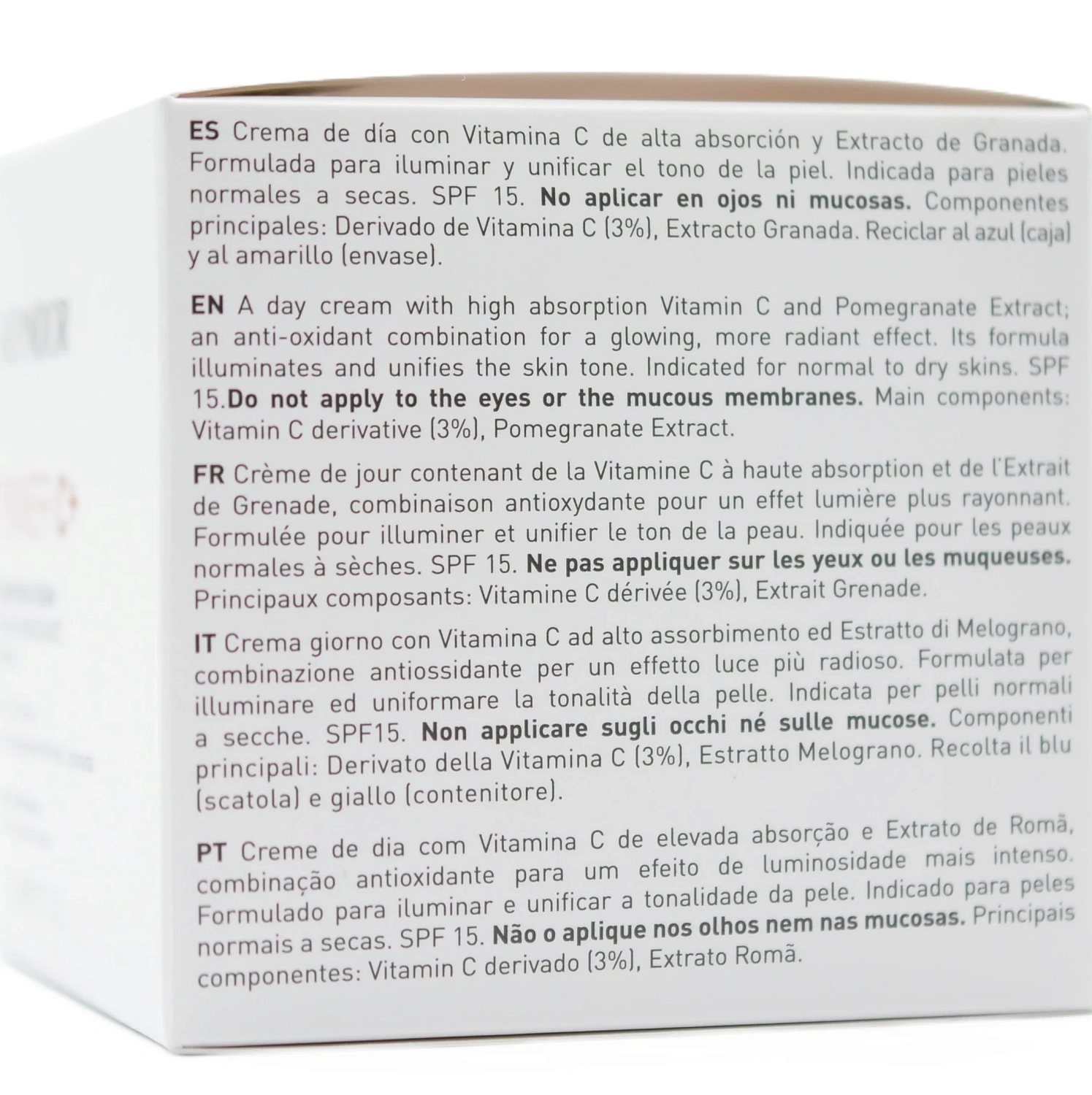 Антиоксидантний освітлювальний крем SPF15 / Power C+ Energizing cream SPF15 / Skeyndor