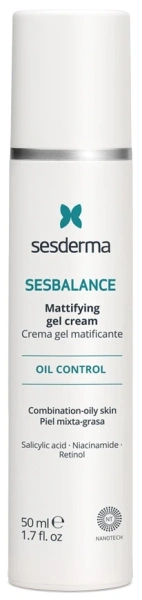 Матирующий крем-гель для комбинированной и жирной кожи / Sesbalance Mattifying gel cream / Sesderma купить