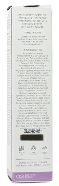 Крем для кожи вокруг глаз с пептидами / Firming Eye Cream / GlyMed Plus купить