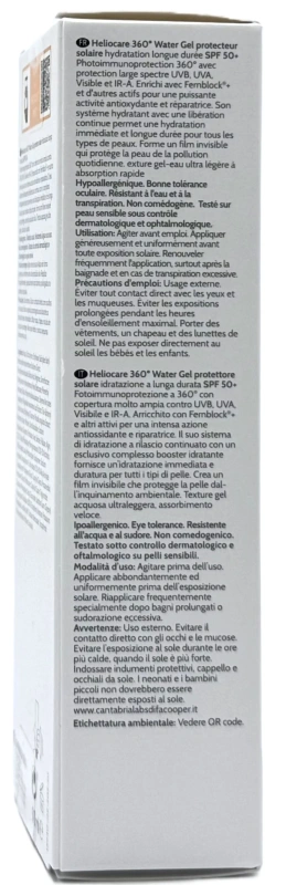 Солнцезащитный увлажняющий гель Нeliocare 360º / HELIOCARE 360º WATER-GEL / Cantabria Labs купить