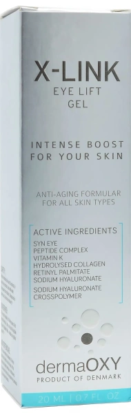 Гель для кожи вокруг глаз / X-Link Peptide Eye Gel / DermaOxy купить