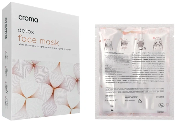 Маска для очищения, увлажнения и сияния кожи / Croma detox mask / Croma купить