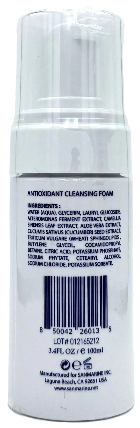 Антиоксидантна пінка для очищення / ANTIOXIDANT CLEANSING FOAM / Sanmarine