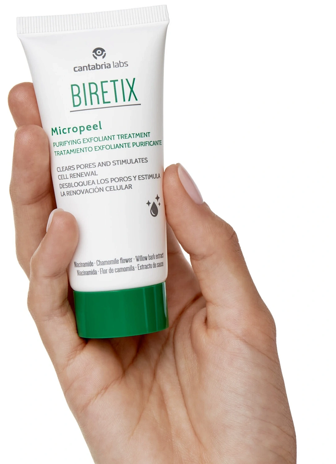 Очищающий скраб-эксфолиант для кожи с акне Biretix / BIRETIX MICROPEEL / Cantabria Labs
