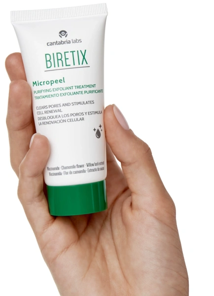 Очищающий скраб-эксфолиант для кожи с акне Biretix / BIRETIX MICROPEEL / Cantabria Labs купить