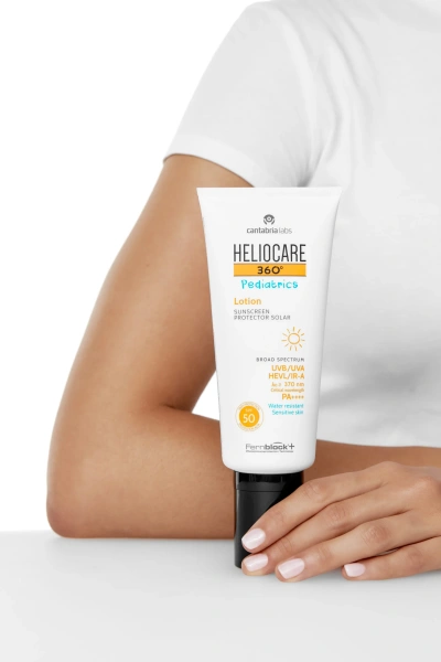Дитячий лосьйон SPF50 Heliocare 360º Pediatrics / HELIOCARE 360º Pediatrics LOTION SPF50 / Cantabria Labs купить