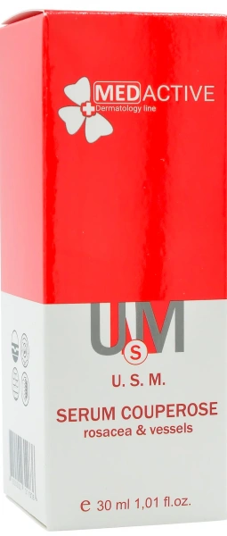 Коригуюча сироватка anti-couperose  / U. S. M. SERUM COUPEROZE rosacea & vessels ph – 7,0 (АП+/ -) /  Medactive купить