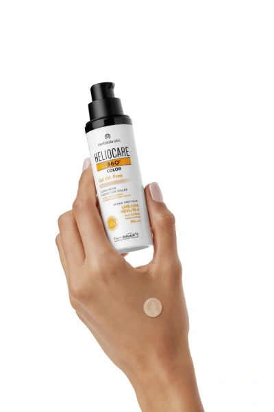 Тональний сонцезахисний гель на водній основі / HELIOCARE 360º Color Gel Oil-Free SPF 50+ / Cantabria Labs