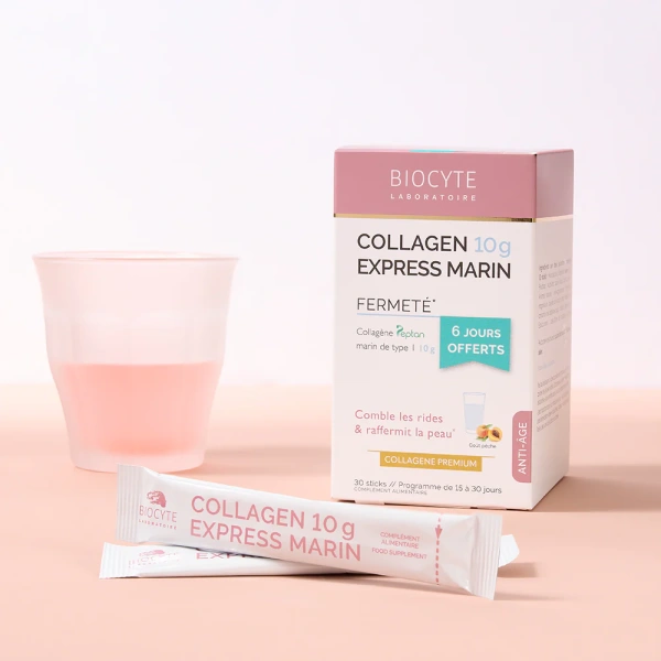 Висококонцентрована формула морського колагену / Collagen Express Marin 10 g / Biocyte купить