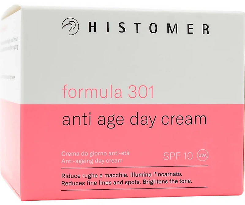Антивіковий денний крем / 301 ANTI AGE DAY CREAM SPF 10 / Histomer купить