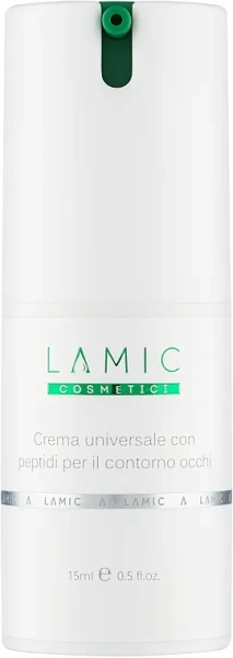 Універсальний крем із пептидами для контуру очей «Crema universale con peptidi per il contorno occhi» / Lamic Cosmetici