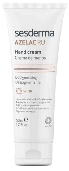 Крем для рук депігментуючий /  SPF 30 Sesderma Azelac Ru Hand Cream / Sesderma