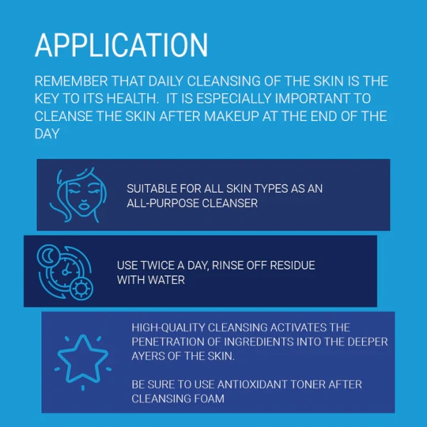 Антиоксидантна пінка для очищення / ANTIOXIDANT CLEANSING FOAM / Sanmarine купить