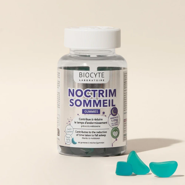 Покращує якість сну, допомагає заснути / Noctrim Sommeil жувальні цукерки / Biocyte купить