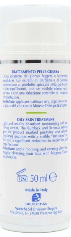 Крем для жирной кожи / OILY SKIN / Biogena купить