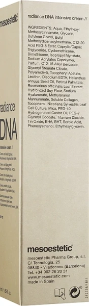 Інтенсивний омолоджуючий крем / Radiance DNA intensive cream / Mesoestetic купить