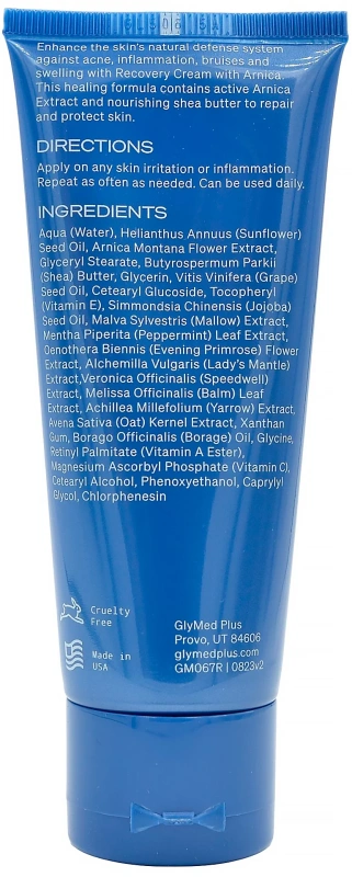 Заспокійливий крем із арнікою / Recovery Cream with Arnica / GlyMed Plus купить