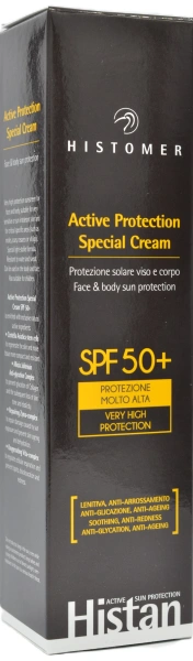 Крем сонцезахисний для обличчя і тіла / Active Protection Special Cream SPF50+ / Histomer купить