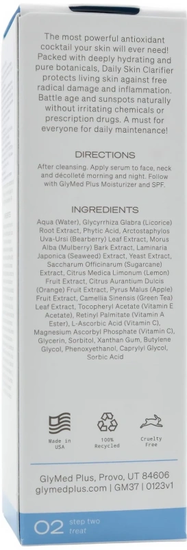 Осветляющая сыворотка для лица / Daily Skin Clarifier / GlyMed Plus купить