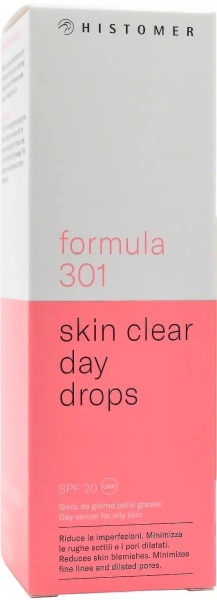 Денна сироватка для жирної шкіри / 301 SKIN CLEAR DAY DROPS SPF20 / Histomer купить