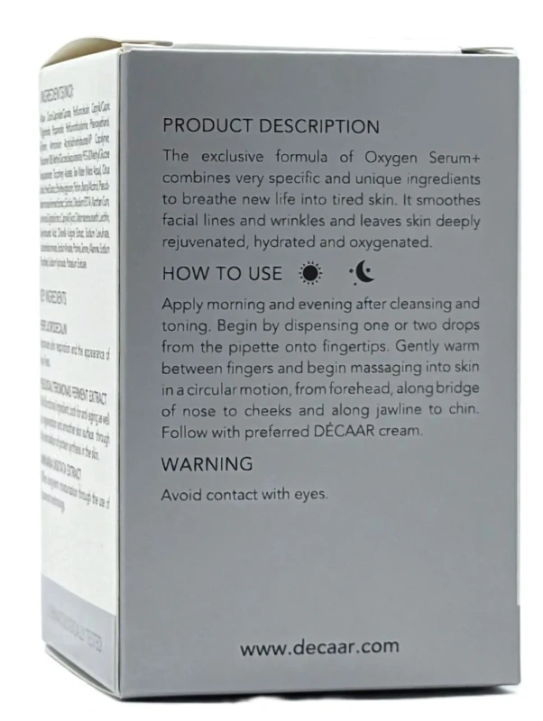 Сыворотка кислородная супер бустер+ / Oxygen Serum+ / DECAAR купить