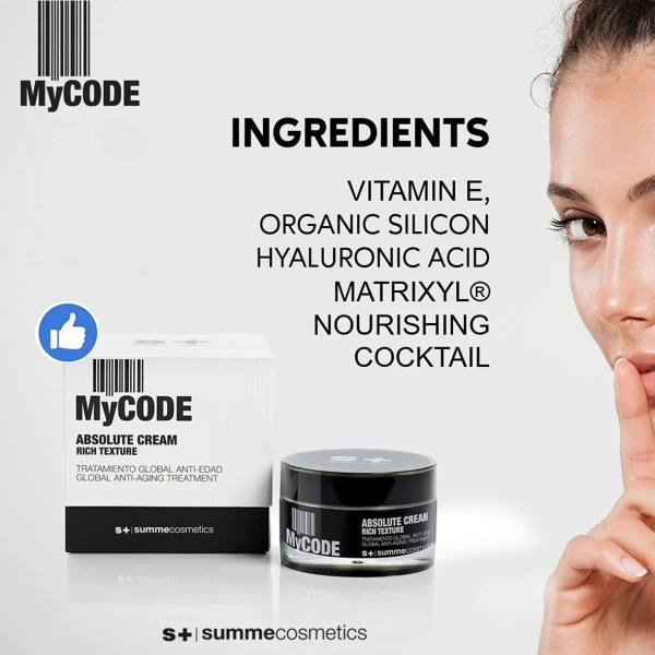 Антивозрастной крем для лица, шеи и декольте насыщенной текстуры / MyCode Absolute Cream Rich / S+|SUMMECOSMETICS купить