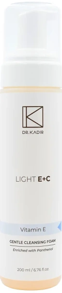 Очищуюча пінка для вмивання Лайт Е+С / Light E+C Gentle Cleansing Foam / Dr.Kadir