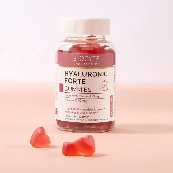 Зволоження та пружність шкіри / HYALURONIC FORTE GUMMIES / Biocyte купить