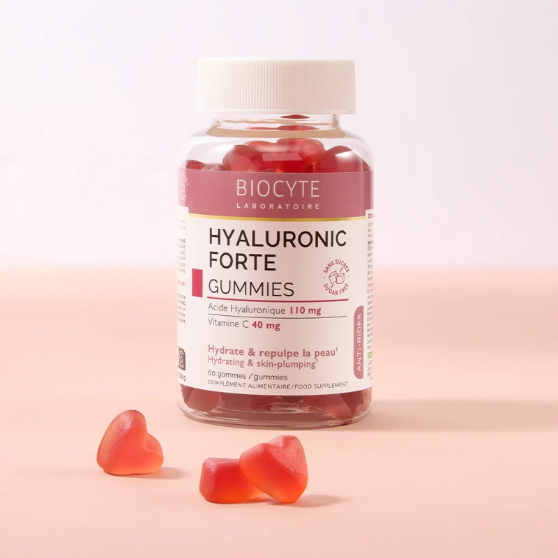 Зволоження та пружність шкіри / HYALURONIC FORTE GUMMIES / Biocyte купить