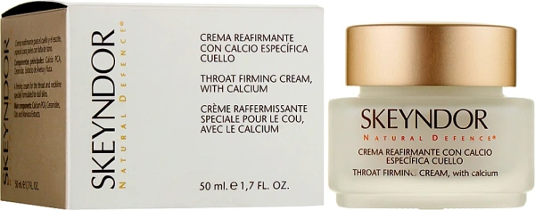 Укрепляющий крем с кальцием для шеи и декольте / Natural defence throat firming cream with calcium / Skeyndor купить