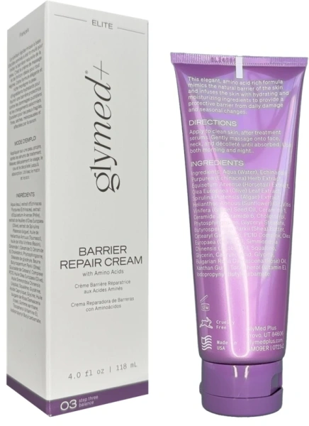 Восстанавливающий и увлажняющий крем с пептидами / Barrier Repair Cream with Amino Acids / GlyMed Plus купить