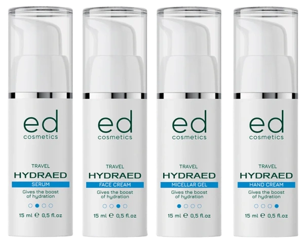 Зволожуючий тревел-набір / HYDRAED TRAVEL SET / ED Cosmetics