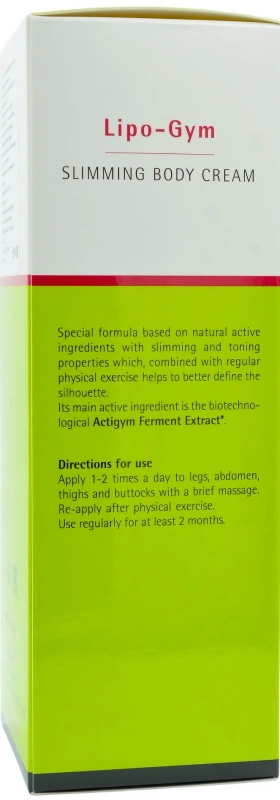 Крем для похудения LIPO GYM / C30 LIPO SLIMMING BODY CREAM / Histomer купить