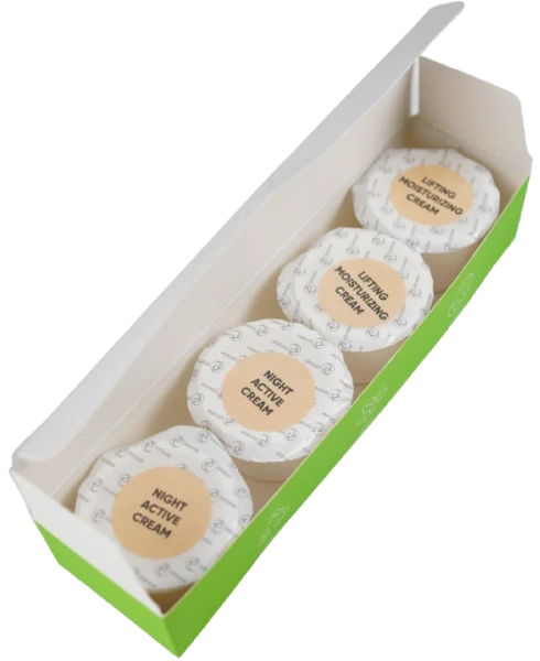 Набір REFILL: Нічний активний крем + Зволожуючий крем-ліфтинг / REFILL: Night Active Cream + Lifting Moisturizing Cream / Renew