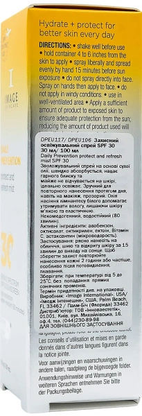 Защитный и освежающий спрей SPF 30 / Daily Prevention Protect And Refresh Mist SPF 30 / Image Skincare  купить