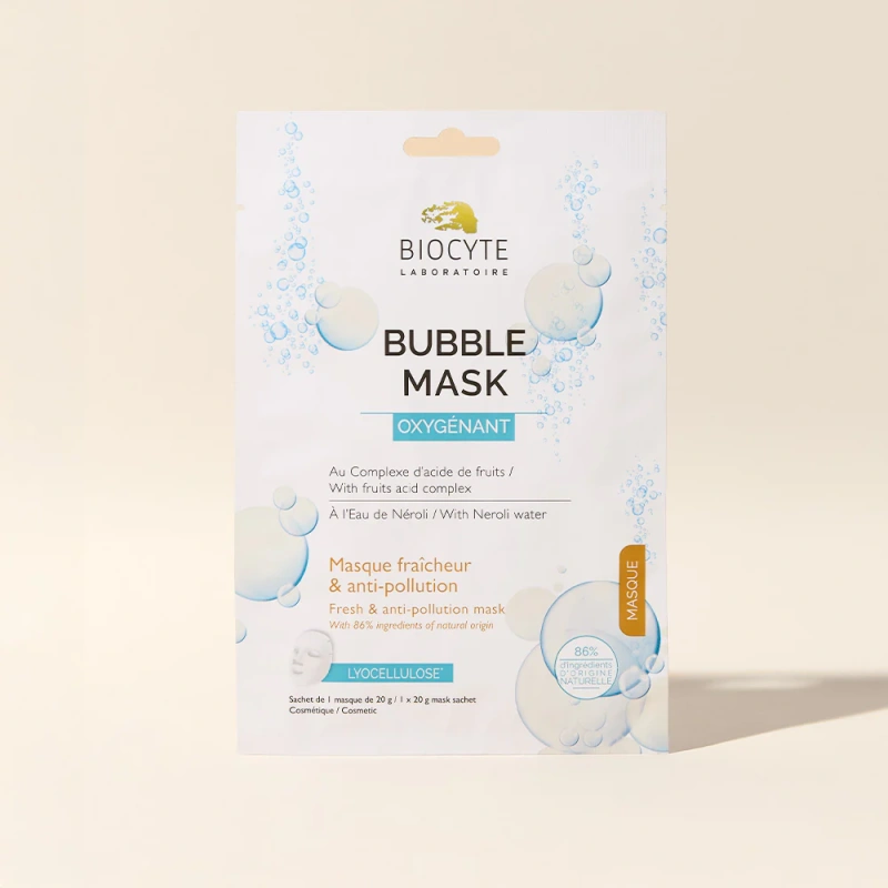 Пузырьковая маска очищает и освежает кожу лица / Biocyte Bubble Mask / Biocyte купить