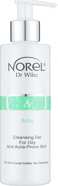 Очищаючий гель для жирної та схильної до вугрів шкіри / Cleansing gel for oily and acne-pore skin / Norel